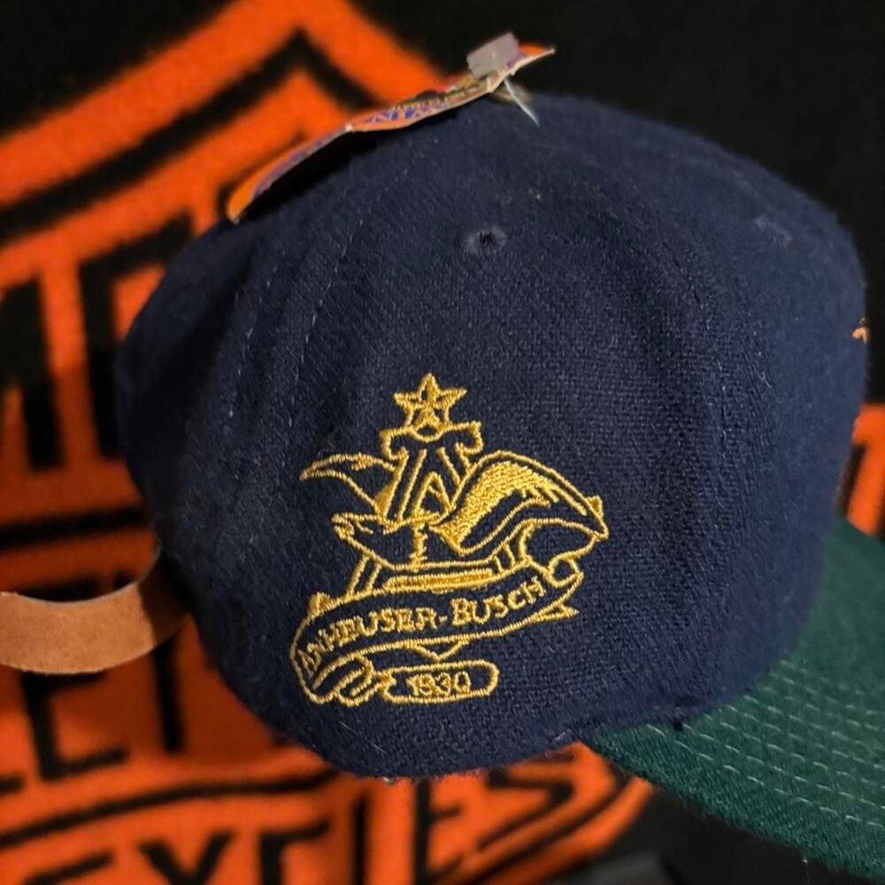 Vintage 1990s Numbered Anheuser-Busch Beer Hat - Picture 4 of 5
